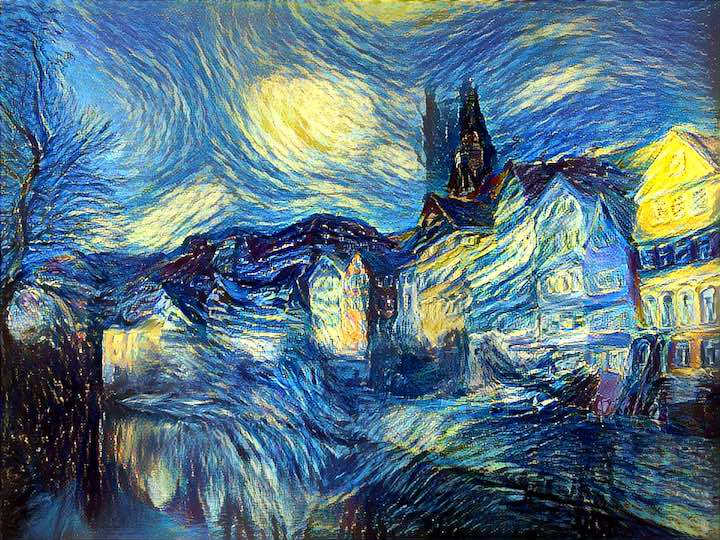 Neural style transfer